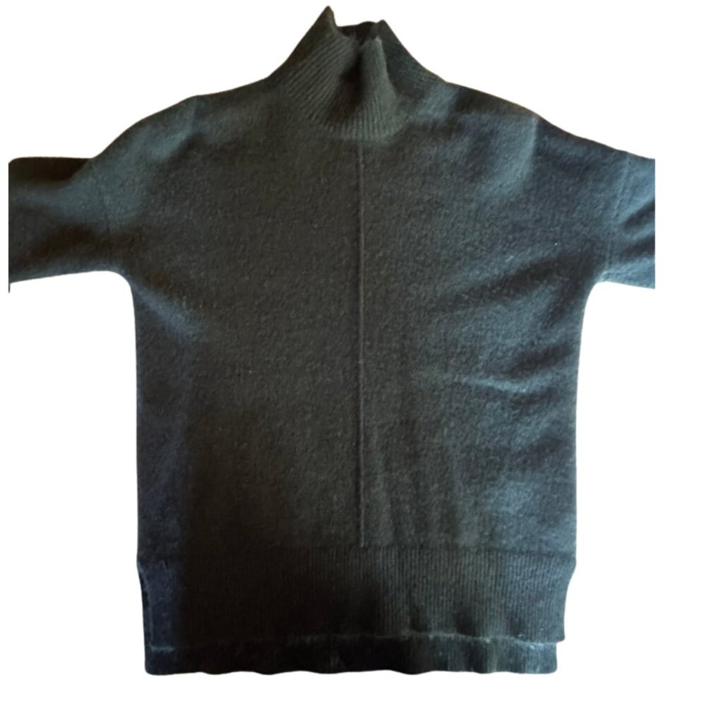 Theory Dark Green Turtleneck Sweater